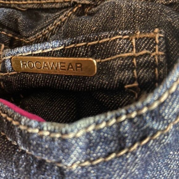 Rocawear Simone Straight Leg Jeans Stretch -- Juniors Size 5 - Picture 5 of 10